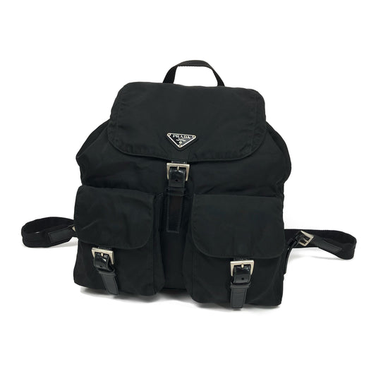 PRADA NYLON DOUBLE BUCKLE BACKPACK