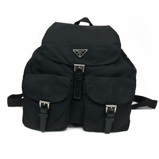 PRADA NYLON DOUBLE BUCKLE BACKPACK