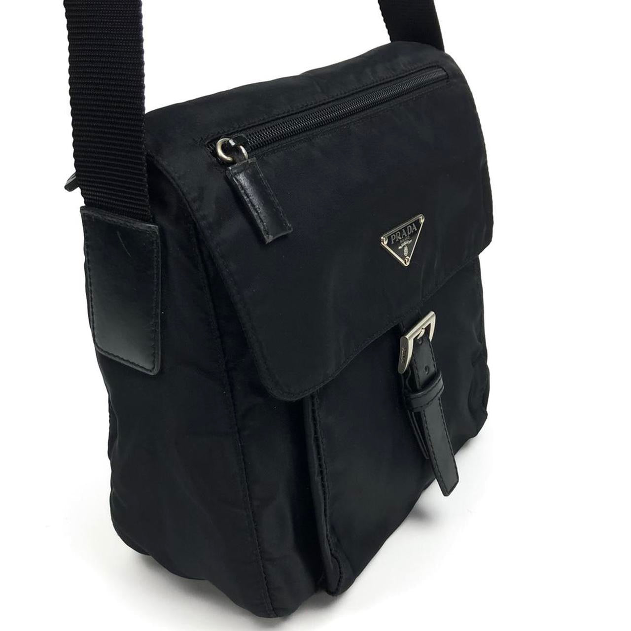 PRADA NYLON BUCKLE CROSSBODY BAG