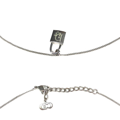 CHRISTIAN DIOR PADLOCK NECKLACE