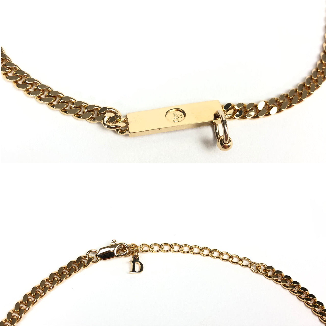 CHRISTIAN DIOR PIERCING CHOKER NECKLACE