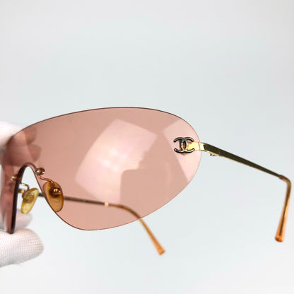 CHANEL RIMLESS SUNGLASSES