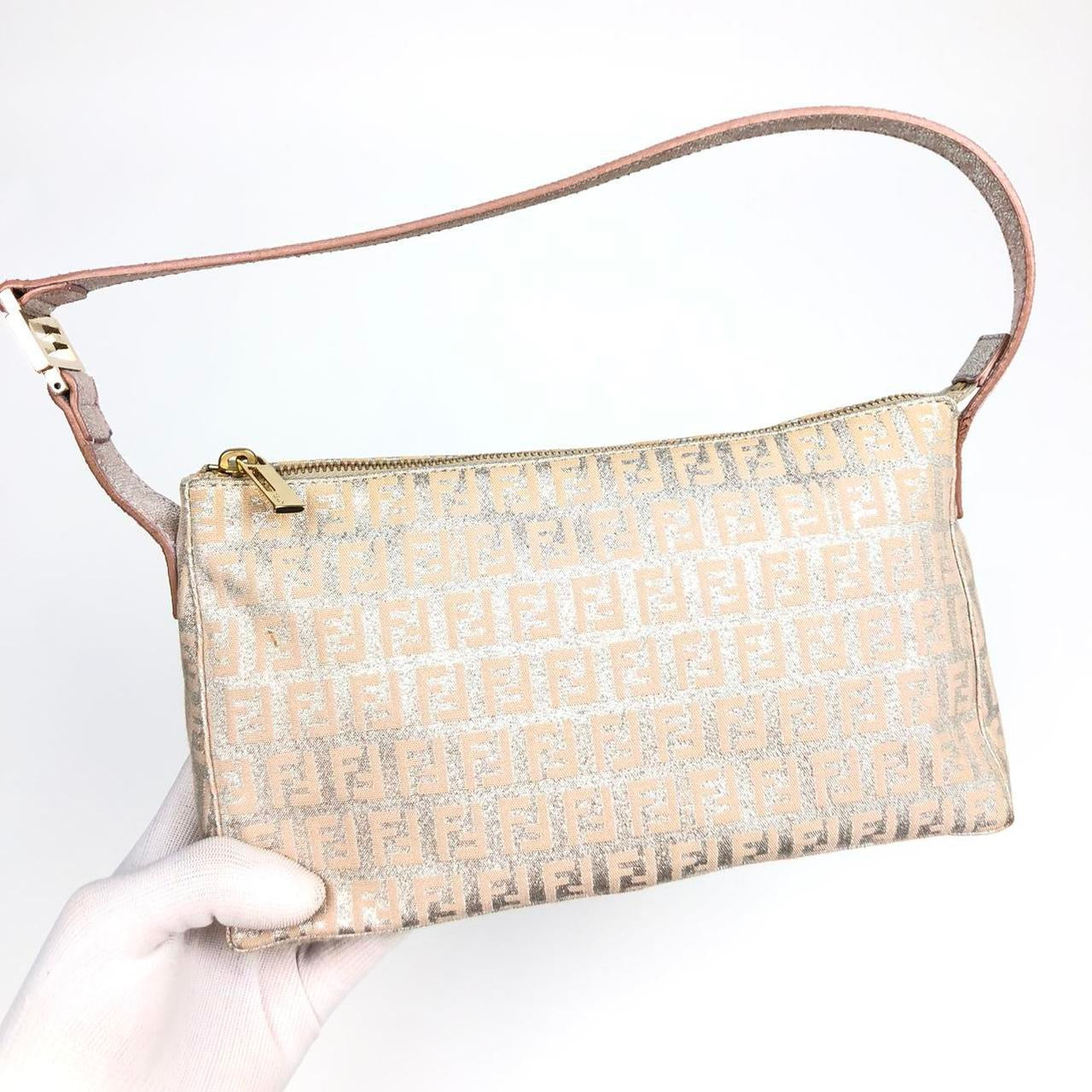 FENDI ZUCCA SHOULDER BAG